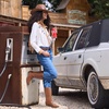 image:imageDREAM PAIRS Womens Cowboy Cowgirl Western Boots  Mid Calf Classic comfort pointed Toe boots for women low chunky heel for country music festivals theme partyBrownpu