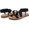image:imageDREAM PAIRS Womens Elastic Ankle Strap Flat Sandals  Womens Comfortable Open Toe Elastic Crossbelt Slipon Flat Summer Sandals Casual WearBlack1