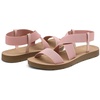 image:imageDREAM PAIRS Womens Elastic Ankle Strap Flat Sandals  Womens Comfortable Open Toe Elastic Crossbelt Slipon Flat Summer Sandals Casual WearBlush