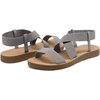 image:imageDREAM PAIRS Womens Elastic Ankle Strap Flat Sandals  Womens Comfortable Open Toe Elastic Crossbelt Slipon Flat Summer Sandals Casual WearGrey