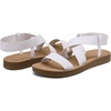 image:imageDREAM PAIRS Womens Elastic Ankle Strap Flat Sandals  Womens Comfortable Open Toe Elastic Crossbelt Slipon Flat Summer Sandals Casual WearWhite1
