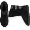 image:imageDREAM PAIRS Womens Mid Calf Winter Snow Boots  Warmth Faux Fur Lining Dual Adjustable Buckle Straps EVA Rubber Treaded OutsoleBlack