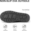 image:imageDREAM PAIRS Womens Mid Calf Winter Snow Boots  Warmth Faux Fur Lining Dual Adjustable Buckle Straps EVA Rubber Treaded OutsoleGrey