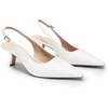 image:imageDREAM PAIRS Womens Slingback Kitten Heels Pumps Shoes  236 Inch Low Heel Pointed Toe Pumps Comfortable Closed Toe Dress Shoes for Office Work Classic Holiday HeelsWhite