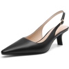 image:imageDREAM PAIRS Womens Slingback Kitten Heels Pumps Shoes  236 Inch Low Heel Pointed Toe Pumps Comfortable Closed Toe Dress Shoes for Office Work Classic Holiday HeelsBlackpu