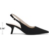 image:imageDREAM PAIRS Womens Slingback Kitten Heels Pumps Shoes  236 Inch Low Heel Pointed Toe Pumps Comfortable Closed Toe Dress Shoes for Office Work Classic Holiday HeelsBlacknubuck