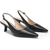 image:imageDREAM PAIRS Womens Slingback Kitten Heels Pumps Shoes  236 Inch Low Heel Pointed Toe Pumps Comfortable Closed Toe Dress Shoes for Office Work Classic Holiday HeelsBlackpu