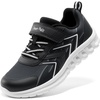 image:imageDREAM PAIRS Kids Shoes Sneakers Athletic Running  LightweightRunningBreathableComfortable Non SlipHookandLoopWalking Gym School Daily PlayBlack