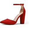 Red/Suede