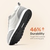image:imageDREAM PAIRS Unisex Tennis Shoes Breathable Sneakers  Lightweight Mesh Retro Upper Comfort Insole Durable Outsole Convenient Heel Pull Tab Casual Walk Sports Athletic School GymWhite