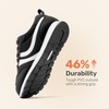 image:imageDREAM PAIRS Unisex Tennis Shoes Breathable Sneakers  Lightweight Mesh Retro Upper Comfort Insole Durable Outsole Convenient Heel Pull Tab Casual Walk Sports Athletic School GymBlack