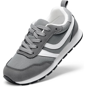image:imageDREAM PAIRS Unisex Tennis Shoes Breathable Sneakers  Lightweight Mesh Retro Upper Comfort Insole Durable Outsole Convenient Heel Pull Tab Casual Walk Sports Athletic School GymGrey