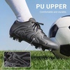 image:imageDREAM PAIRS Boys Girls Baseball Soccer Cleats  Football Kids Toddler Youth Comfortable Stable Lightweight Soccer Shoes Cleats with Cushioned InsoleBlackDarkGreyWhite