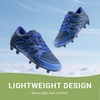 image:imageDREAM PAIRS Boys Girls Baseball Soccer Cleats  Football Kids Toddler Youth Comfortable Stable Lightweight Soccer Shoes Cleats with Cushioned InsoleNavyRoyalWht