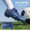image:imageDREAM PAIRS Boys Girls Baseball Soccer Cleats  Football Kids Toddler Youth Comfortable Stable Lightweight Soccer Shoes Cleats with Cushioned InsoleNavyRoyalWht