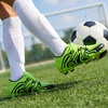 image:imageDREAM PAIRS Boys Girls Baseball Soccer Cleats  Football Kids Toddler Youth Comfortable Stable Lightweight Soccer Shoes Cleats with Cushioned InsoleNeon GreenBlack