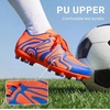 image:imageDREAM PAIRS Boys Girls Baseball Soccer Cleats  Football Kids Toddler Youth Comfortable Stable Lightweight Soccer Shoes Cleats with Cushioned InsoleOrange