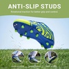 image:imageDREAM PAIRS Boys Girls Baseball Soccer Cleats  Football Kids Toddler Youth Comfortable Stable Lightweight Soccer Shoes Cleats with Cushioned InsoleRoyalLemonGreenSilver