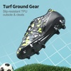 image:imageDREAM PAIRS Boys Girls Soccer Cleats  Youth Firm Ground Athletic Outdoor Training Football Shoes for Little Kid Big Kid ToddlerBlackNeonGreen