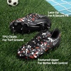 image:imageDREAM PAIRS Boys Girls Soccer Cleats  Youth Firm Ground Athletic Outdoor Training Football Shoes for Little Kid Big Kid ToddlerBlackRed