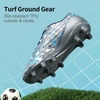 image:imageDREAM PAIRS Boys Girls Soccer Cleats  Youth Firm Ground Athletic Outdoor Training Football Shoes for Little Kid Big Kid ToddlerDarkGreyRoyalBlue