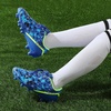 image:imageDREAM PAIRS Boys Girls Soccer Cleats  Youth Firm Ground Athletic Outdoor Training Football Shoes for Little Kid Big Kid ToddlerNavyBlueBlackNeon Green
