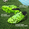 image:imageDREAM PAIRS Boys Girls Soccer Cleats  Youth Firm Ground Athletic Outdoor Training Football Shoes for Little Kid Big Kid ToddlerNeon GreenBlack