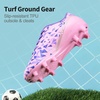 image:imageDREAM PAIRS Boys Girls Soccer Cleats  Youth Firm Ground Athletic Outdoor Training Football Shoes for Little Kid Big Kid ToddlerPinkPurple