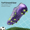 image:imageDREAM PAIRS Boys Girls Soccer Cleats  Youth Firm Ground Athletic Outdoor Training Football Shoes for Little Kid Big Kid ToddlerPurple