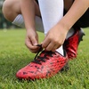 image:imageDREAM PAIRS Boys Girls Soccer Cleats  Youth Firm Ground Athletic Outdoor Training Football Shoes for Little Kid Big Kid ToddlerRedBlack
