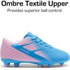 image:imageDREAM PAIRS Girl Toddler Boys Soccer Cleats  Textured Upper Improves Control Rubber Outsole Boosts Grip EVA Footbed Adds Cushioning Arch Support Reduces FatiguePinkBlue
