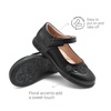 image:imageDREAM PAIRS Girls Mary Jane School Flower Shoes  Uniform Arch Support Dress Flats Cute Floral Decoration Antislip Flexible Sole for Little Big GirlBlack