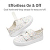 image:imageDREAM PAIRS Kids Sneakers Hook amp Loops  Playful cartoon design Breathable upper Lightweight Girls toddler Canvas ShoesBeigeMulti