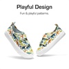image:imageDREAM PAIRS Kids Sneakers Hook amp Loops  Playful cartoon design Breathable upper Lightweight Girls toddler Canvas ShoesBlueDinosaur