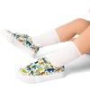 image:imageDREAM PAIRS Kids Sneakers Hook amp Loops  Playful cartoon design Breathable upper Lightweight Girls toddler Canvas ShoesBlueDinosaur