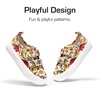 image:imageDREAM PAIRS Kids Sneakers Hook amp Loops  Playful cartoon design Breathable upper Lightweight Girls toddler Canvas ShoesBrownDinosaur