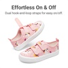 image:imageDREAM PAIRS Kids Sneakers Hook amp Loops  Playful cartoon design Breathable upper Lightweight Girls toddler Canvas ShoesPink