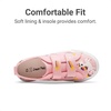 image:imageDREAM PAIRS Kids Sneakers Hook amp Loops  Playful cartoon design Breathable upper Lightweight Girls toddler Canvas ShoesPink