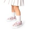 image:imageDREAM PAIRS Kids Sneakers Hook amp Loops  Playful cartoon design Breathable upper Lightweight Girls toddler Canvas ShoesRainbow