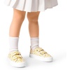 image:imageDREAM PAIRS Kids Sneakers Hook amp Loops  Playful cartoon design Breathable upper Lightweight Girls toddler Canvas ShoesYellowFlower