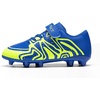 image:imageDREAM PAIRS Kids Soccer Cleats Boys Girls  Kids Youth Multi Ground Outdoor Football Shoes for LittleBig Kid StrikeLine StrapRoyal BlueNeon Green