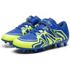 image:imageDREAM PAIRS Kids Soccer Cleats Boys Girls  Kids Youth Multi Ground Outdoor Football Shoes for LittleBig Kid StrikeLine StrapRoyal BlueNeon Green