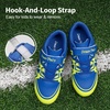 image:imageDREAM PAIRS Kids Soccer Cleats Boys Girls  Kids Youth Multi Ground Outdoor Football Shoes for LittleBig Kid StrikeLine StrapRoyal BlueNeon Green