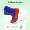 image:imageDREAM PAIRS Kids Waterproof Rain Boots  LightweightNonSlip OutsoleOutdoor Rainy PlayCute Printed PatternsUnisex Boys Girls ToddlerBlue