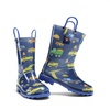 image:imageDREAM PAIRS Kids Waterproof Rain Boots  LightweightNonSlip OutsoleOutdoor Rainy PlayCute Printed PatternsUnisex Boys Girls ToddlerDark Blue
