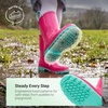 image:imageDREAM PAIRS Kids Waterproof Rain Boots  LightweightNonSlip OutsoleOutdoor Rainy PlayCute Printed PatternsUnisex Boys Girls ToddlerHot Pink