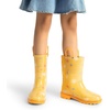 image:imageDREAM PAIRS Kids Waterproof Rain Boots  LightweightNonSlip OutsoleOutdoor Rainy PlayCute Printed PatternsUnisex Boys Girls ToddlerOrange