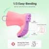 image:imageDREAM PAIRS Kids Waterproof Rain Boots  LightweightNonSlip OutsoleOutdoor Rainy PlayCute Printed PatternsUnisex Boys Girls ToddlerPink