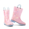 image:imageDREAM PAIRS Kids Waterproof Rain Boots  LightweightNonSlip OutsoleOutdoor Rainy PlayCute Printed PatternsUnisex Boys Girls ToddlerPink Multi