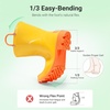 image:imageDREAM PAIRS Kids Waterproof Rain Boots  LightweightNonSlip OutsoleOutdoor Rainy PlayCute Printed PatternsUnisex Boys Girls ToddlerYellow